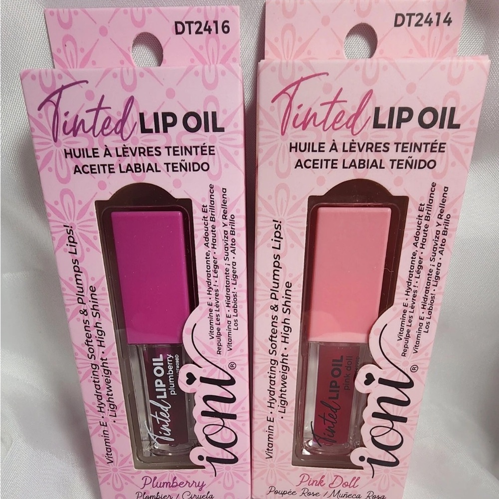 ICON Lip Balm & Gloss Purple Pink Hydrating Shine